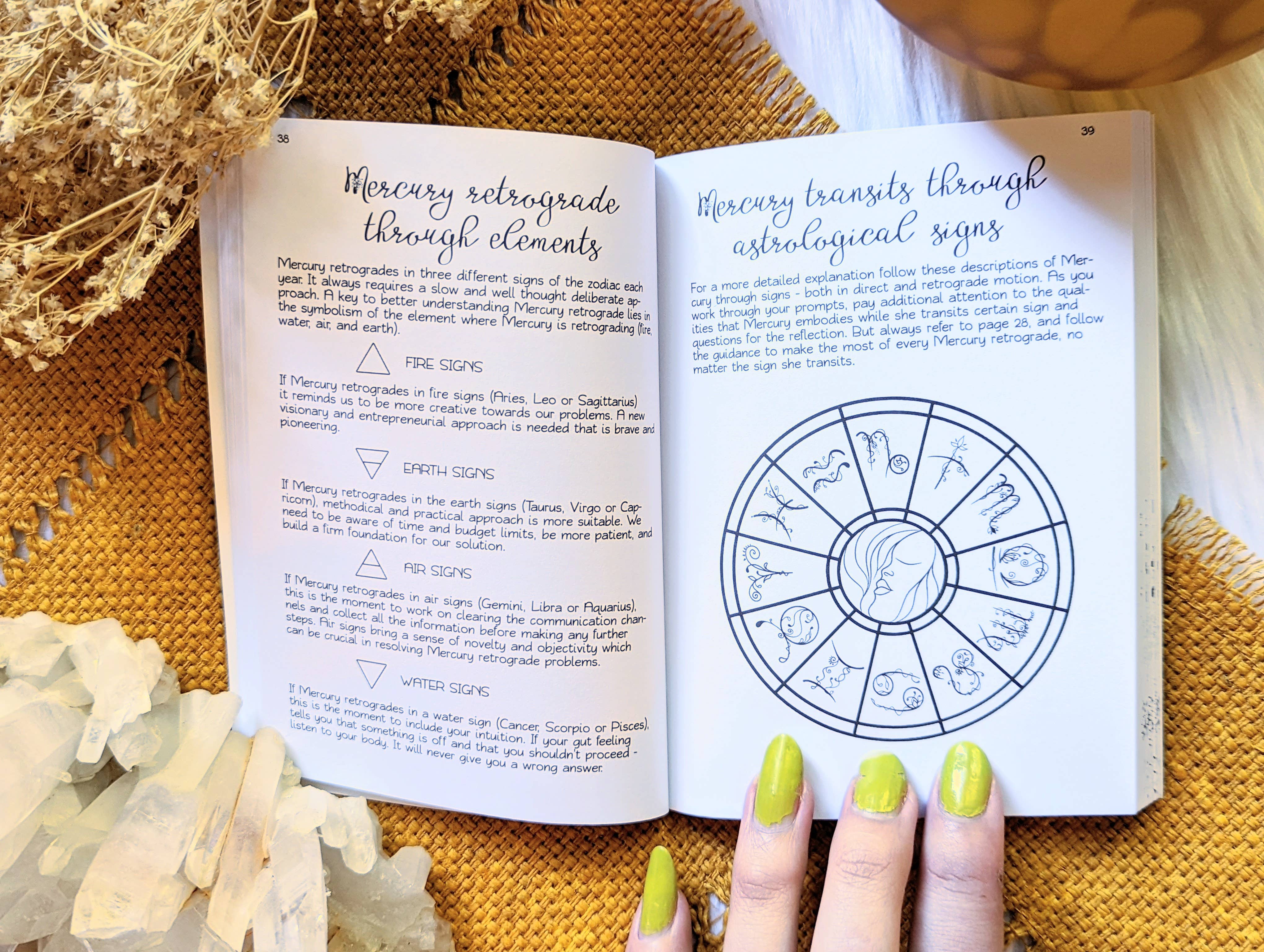 Goddess Provisions - Wholesale Journal/Diary - Mercury in Retrograde Journal - Workbook, Shadow work, Self1