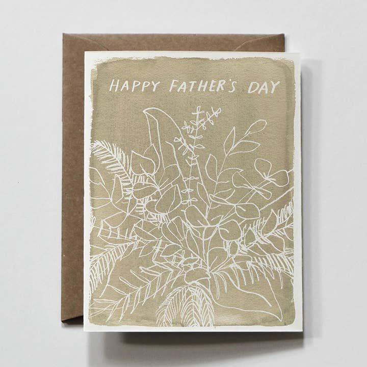 Father's Day Green Wash | Father's Day Greeting Card for wholesale by everglow handmade