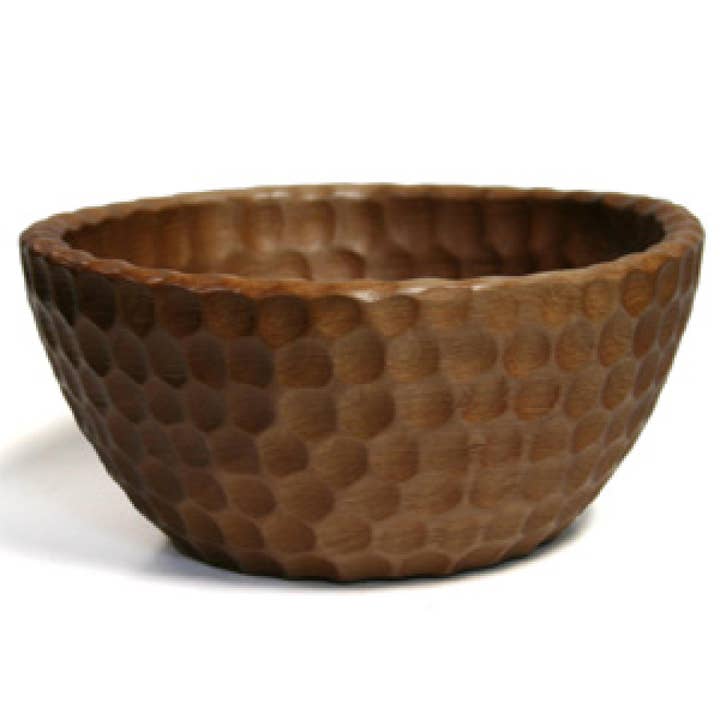 Housewares & Tabletops by Contrast Inc. - Vendita all'ingrosso Ciotola - Ciotola in legno di Bebet intagliato martellato