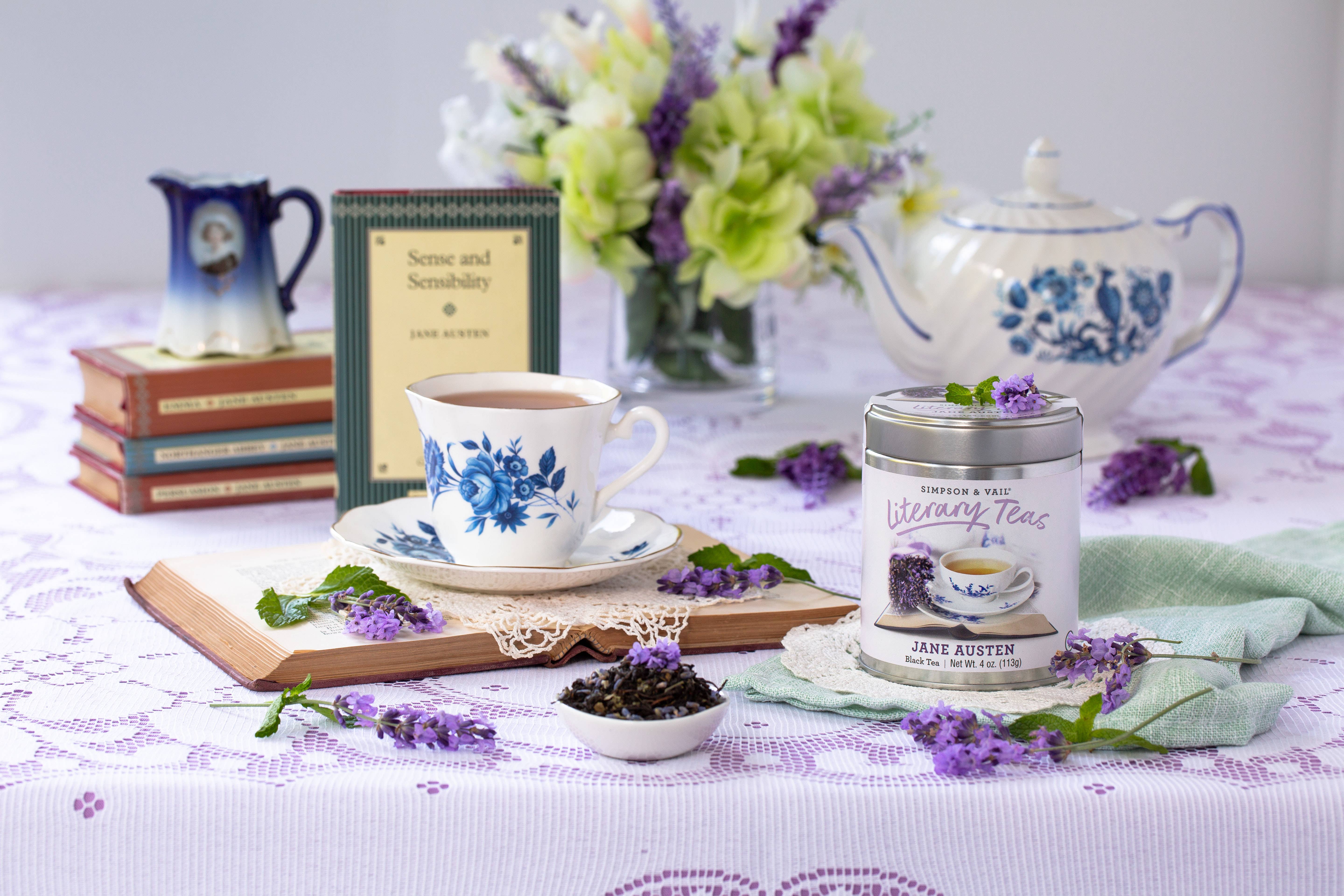 Simpson & Vail - Wholesale Loose Tea - Jane Austen’s Black Tea Blend - 4 Ounce Tin3
