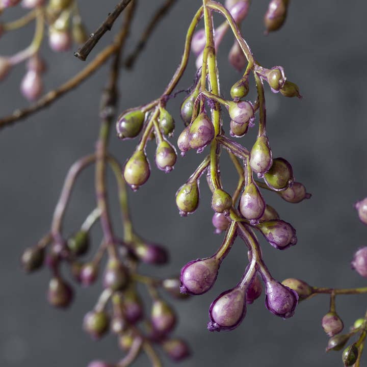 Abigail Ahern - Wholesale Artificial flowers - ARTIFICIAL BERRY BRANCH, LILAC2