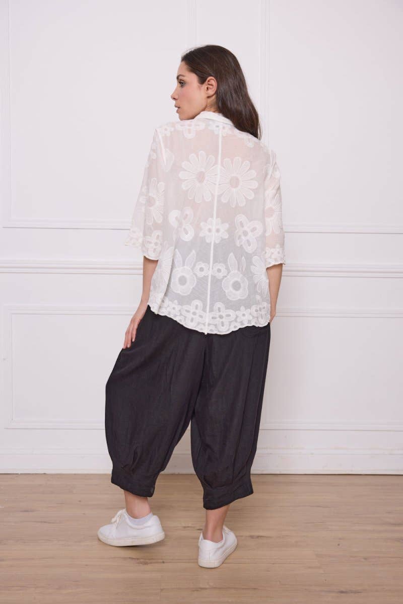 BELLA BLUE - Wholesale Button Down Shirt - Women's - X-H025