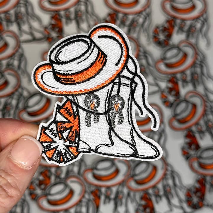Aloe and Milk Boutique – Engroshandel Patch – Drill Dance Hat/-støvle, kickline patch, drille teampatch1