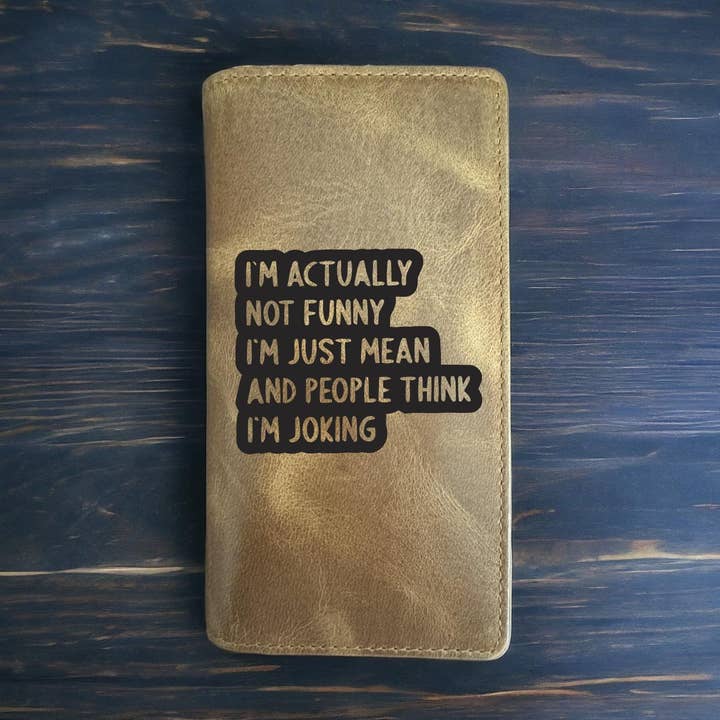 Rodeo Wallet Cowboy Western Premium Buffalo Leather for wholesale by Texan Customs