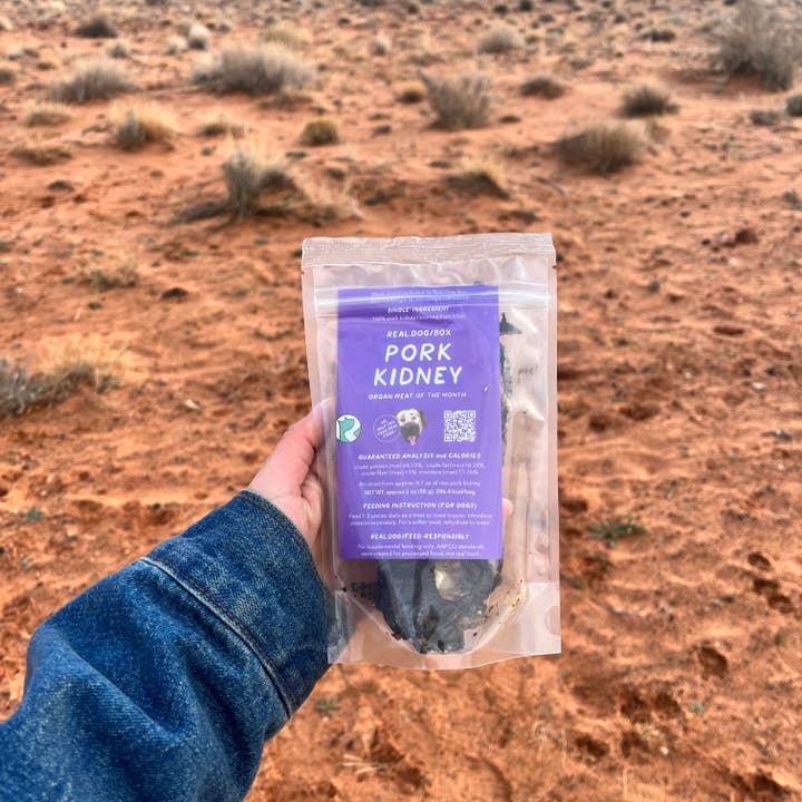Real Dog Box – wholesale Pet treats – Dog – Air-Dried Pork Kidney