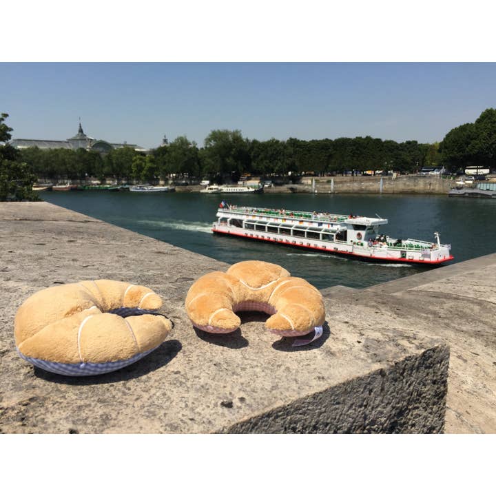 Nyani - Wholesale Stuffed/Plush Toy - Kids & Baby - Pink plush croissant for crackling3