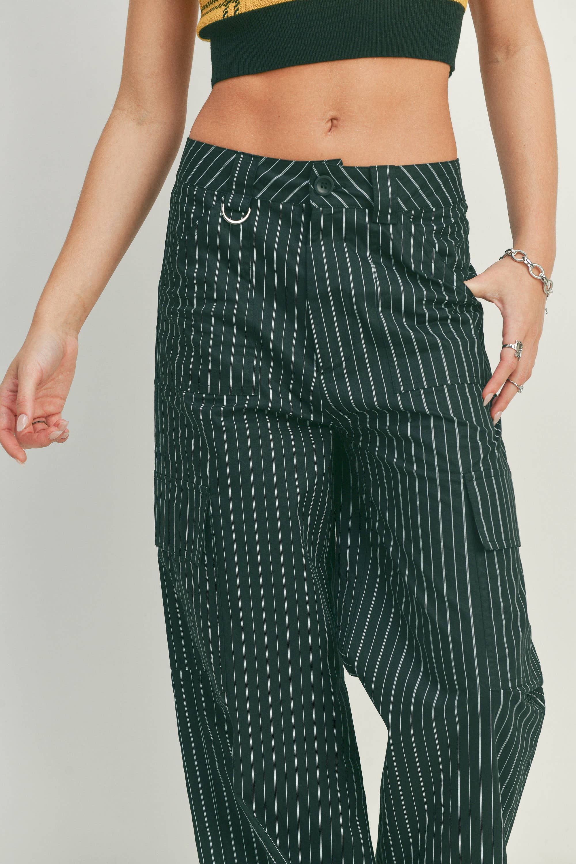 Sweet Rain - Wholesale Pants - Women's - Pinstripe Pants1