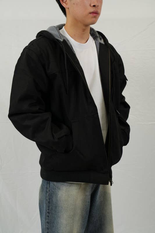 Lime Tree Clothing Inc. - Vente Veste – homme - Veste de travail à capuche en coton duck pour homme - Durable et chaude3