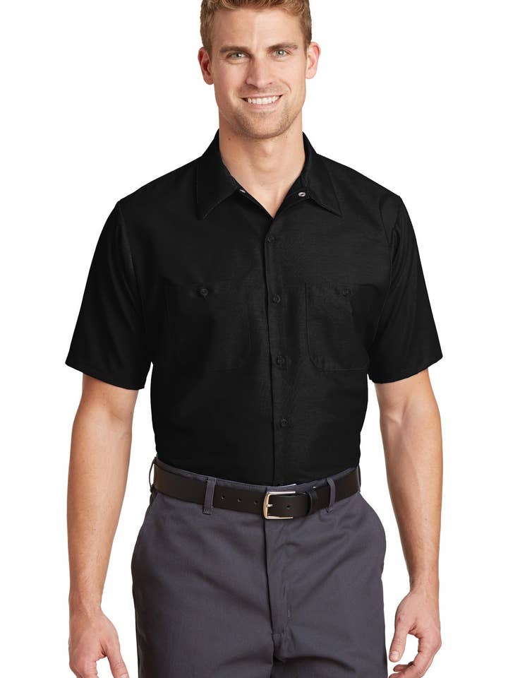 Ink Tees Custom T-Shirt Personalized Print, Premium Quality, Fast Turnaround, Multiple Colors Red Kap Short Sleeve Industrial Work Shirt. SP24 for wholesale by Ink Tees Custom Tshirts