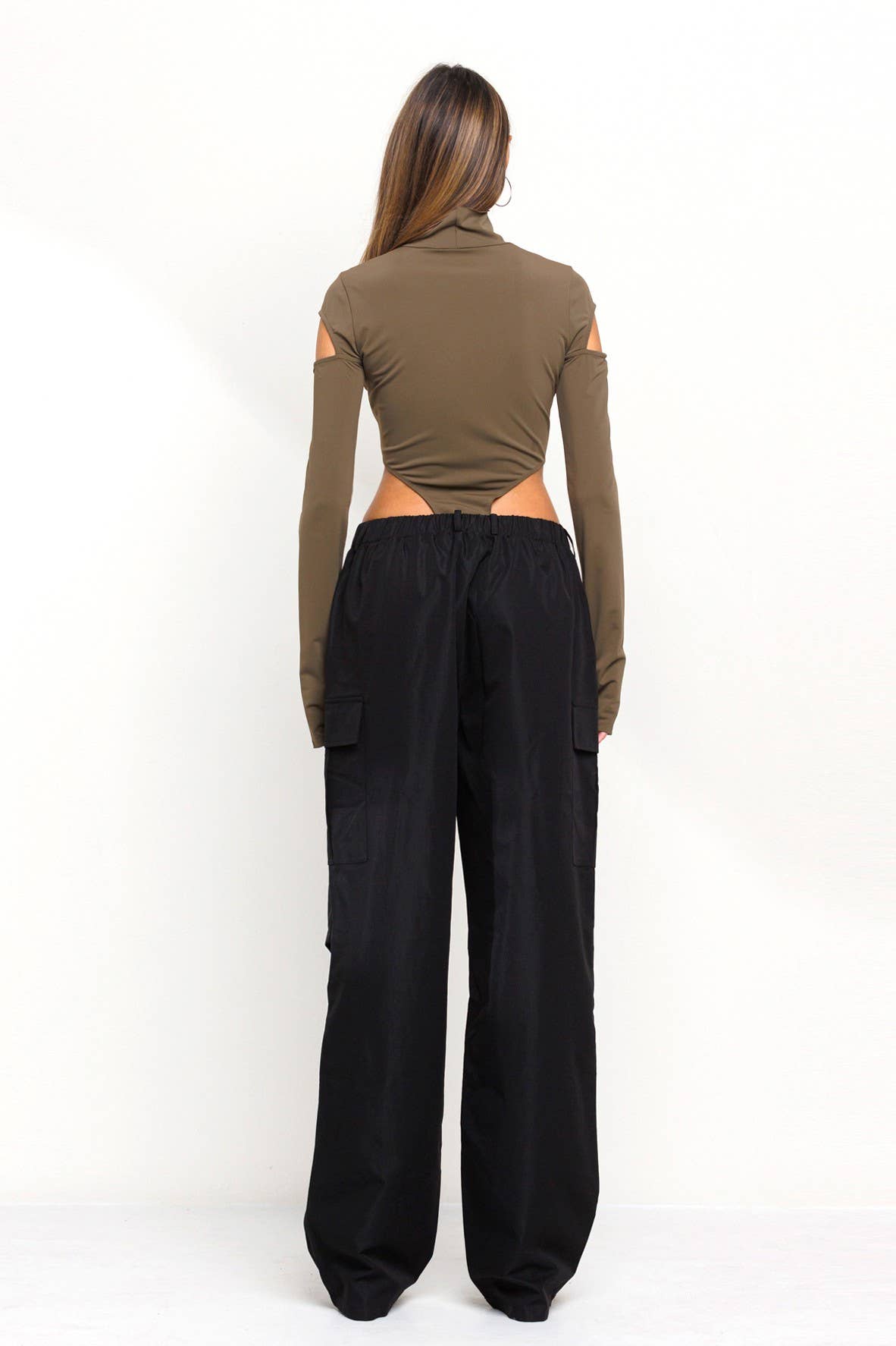 No Vacancy - Vente Pantalon – femme - Nouveaux pantalons parachute à larges jambes16