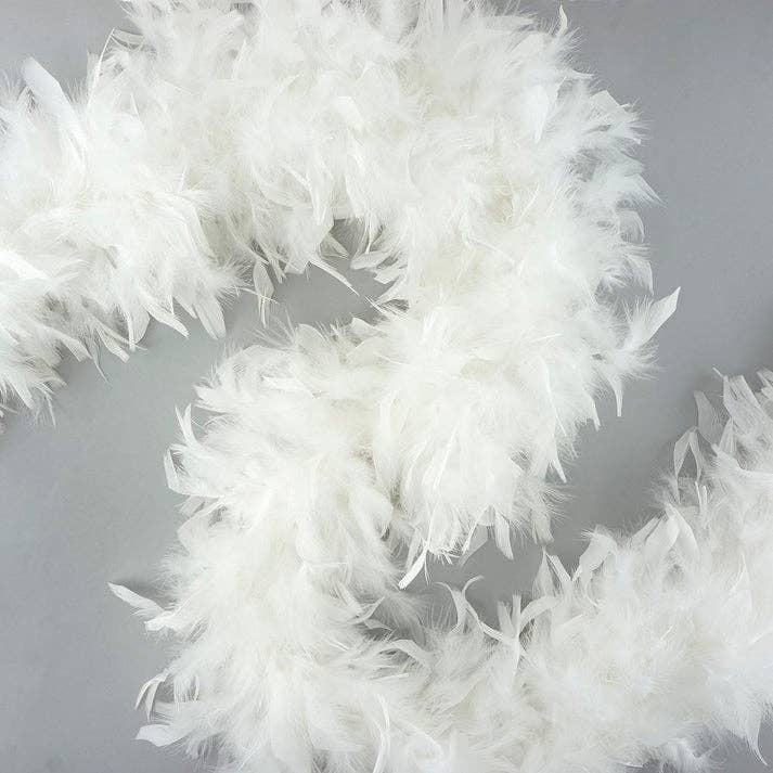 Zucker Feather Products - Wholesale Costume - Women's - Chandelle Feather Boa - Heavyweight - White0