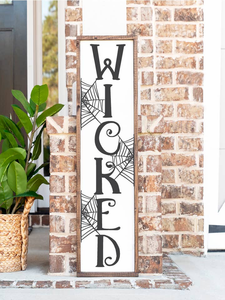 Wicked Fall Porch Sign for wholesale by Willie & Dolly Designs