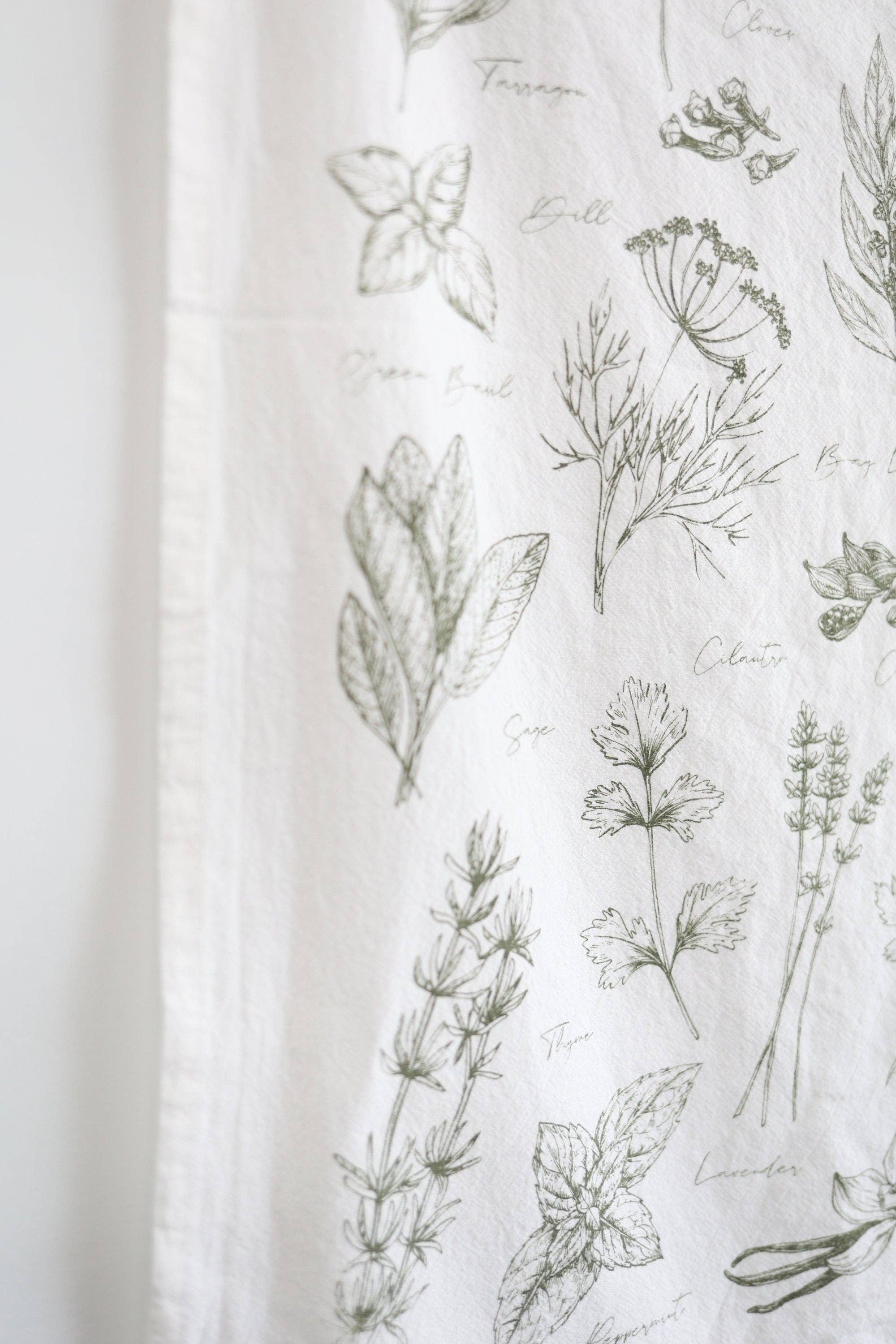 Highland Ridge  |  Handmade Home Decor - Wholesale Tea Towel - Kitchen Herbs Tea Towel3