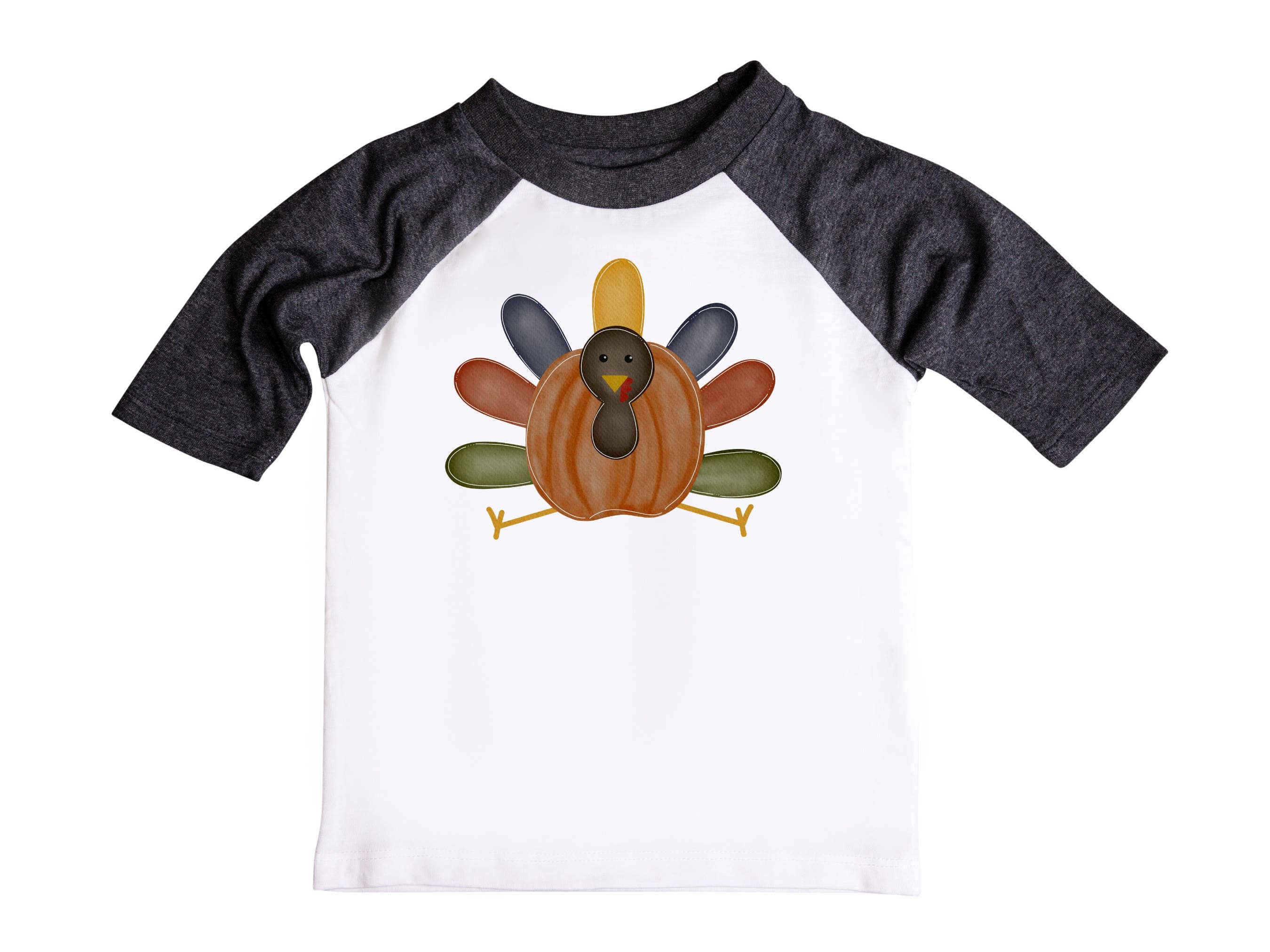 Jumpin' Jaks Tees - Wholesale T-shirt met zeefdruk - Kinderen - Leuk kalkoenshirt voor peuters en jongens voor Thanksgiving-outfit1