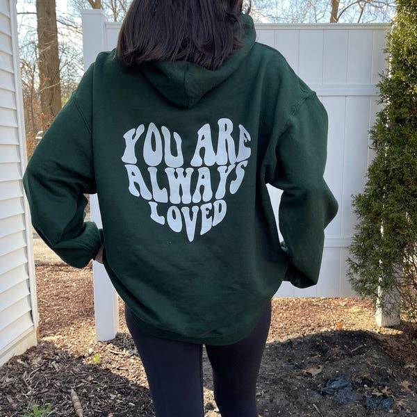 Felpa con cappuccio Sei sempre amato per la vendita all'ingrosso da parte di Rags Revived