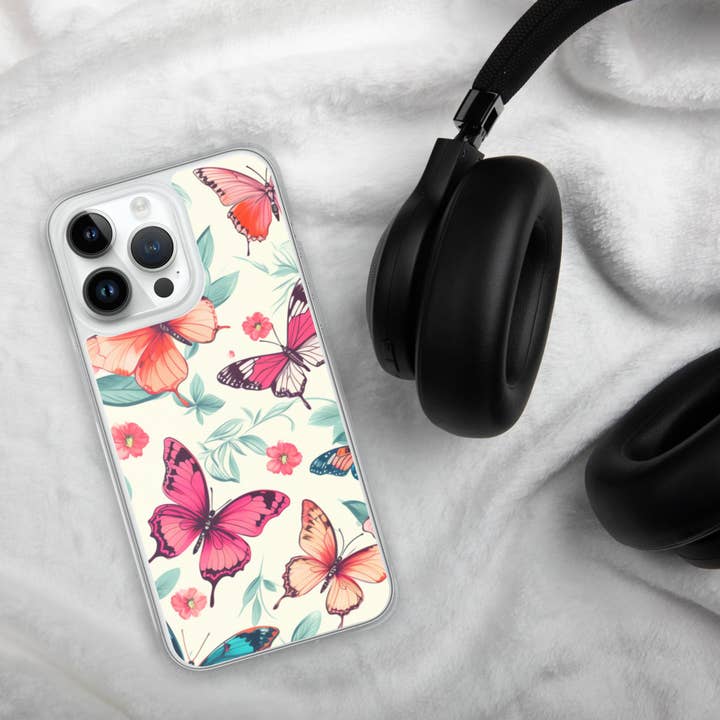 Butterfly Lover’s Protective Yet Charming iPhone Case for wholesale by Grit with Grace, LLC