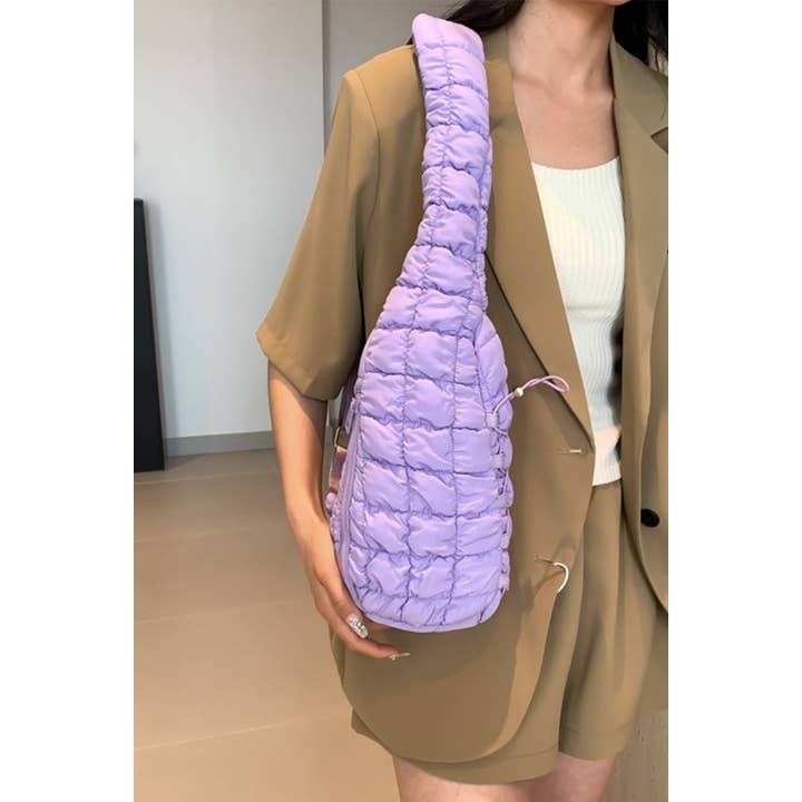 42POPS - Wholesale Crossbody Bag - Women's - "...._ Quilted Puffy Crossbody Sling Bag2