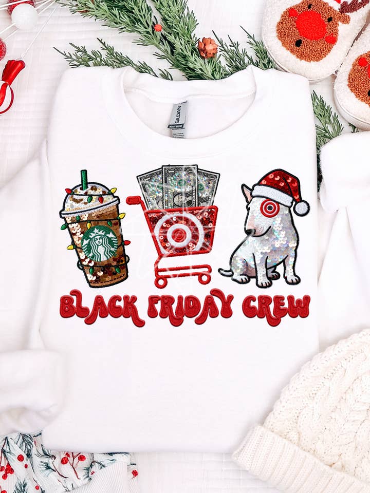 Black Friday Crew Sweatshirt for wholesale by Gambi's Tees