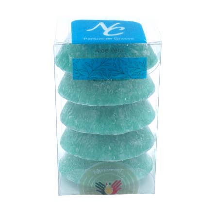 5 fondants parfumés - Aloe Vera pour la vente par NICE CANDLE