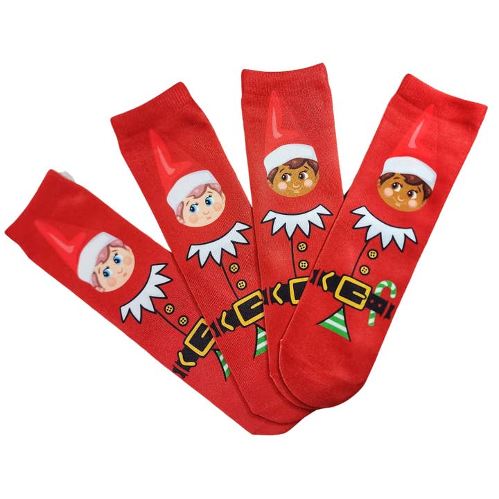 Dapper Xpressions - Wholesale Socks – Child - Christmas Elf Socks, Comfort and Casual, Toddler to Adult5