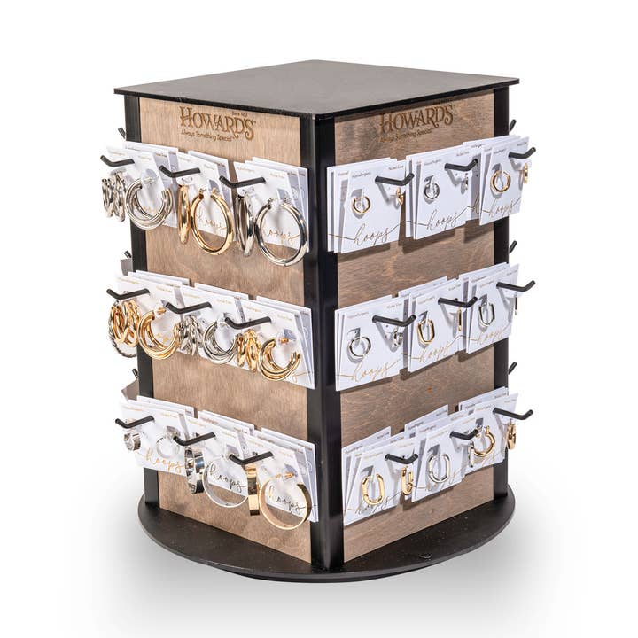 Surtido de pendientes de aro de 72 piezas para venta al por mayor de Howard's