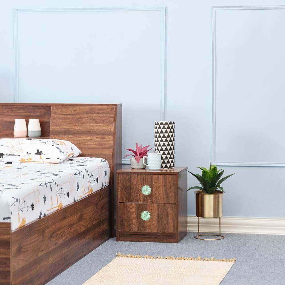 Perilla Home - Wholesale Deurkruk/knop - Set van zes lichtgroene bubbelglazen knoppen9