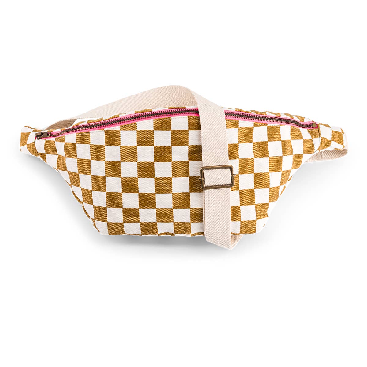 Rose in April - Wholesale Messenger Bag - Women's - WOMEN BUM BAG CHECKERBOARD CARAMEL7