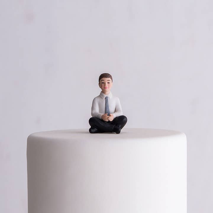 Weddingstar Inc. – wholesale Cake/cupcake topper – Preteen Boy Porcelain Figurine Wedding Cake Topper