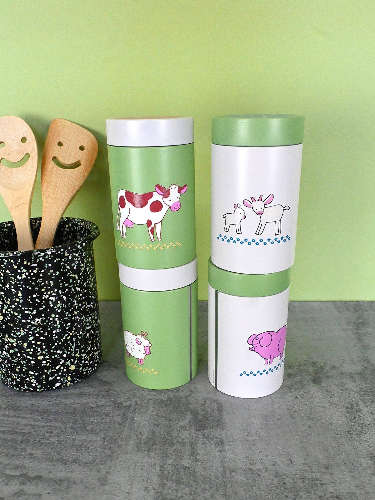 Natali Koromoto - Wholesale Canister - "Farm Girlies" Mini Tin Canister2