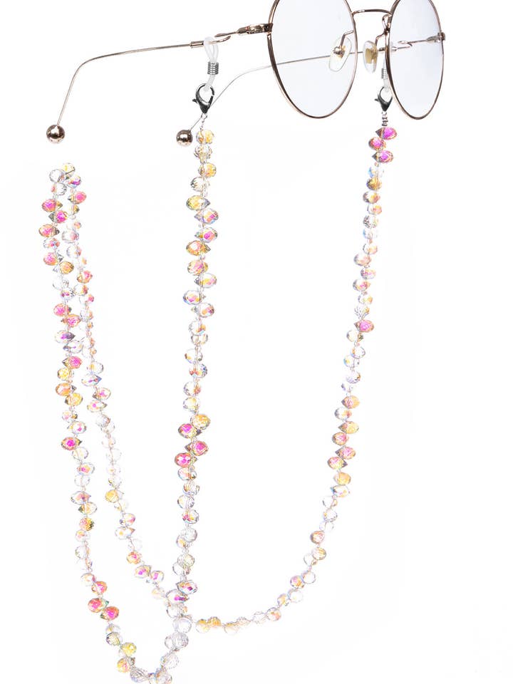 Crystal Beaded Crossbody Lanyard PC5616 - Green Red for wholesale by Ole