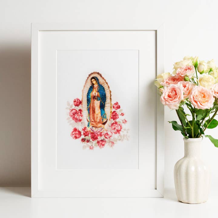 Our Lady of Guadalupe Print for wholesale by Raising Faith Prints