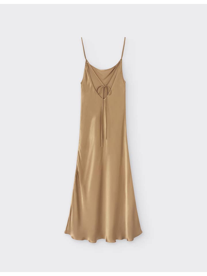 A LINE - Wholesale Dress - Women's - Satin midi dress1