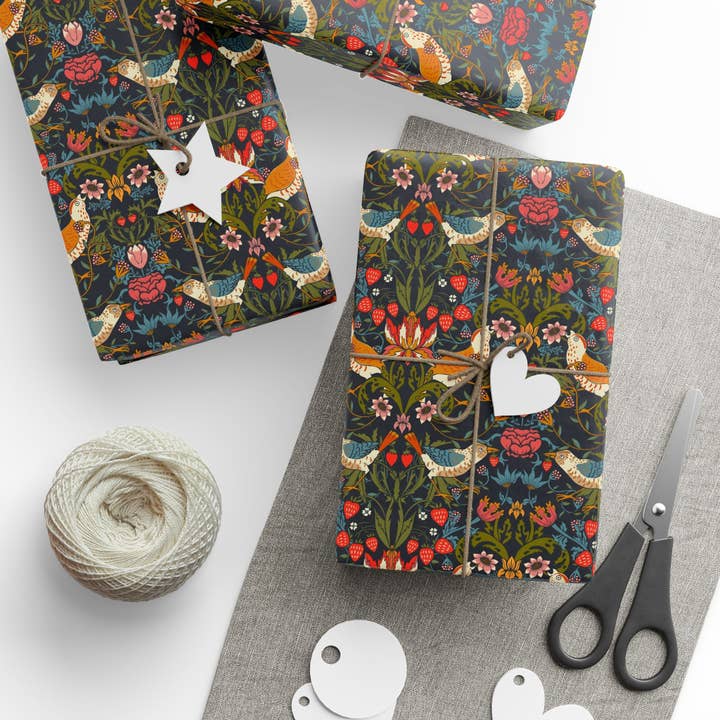 Vibrant Floral Wrapping Paper for All Occasions for wholesale by Willy Morris Home Emporium