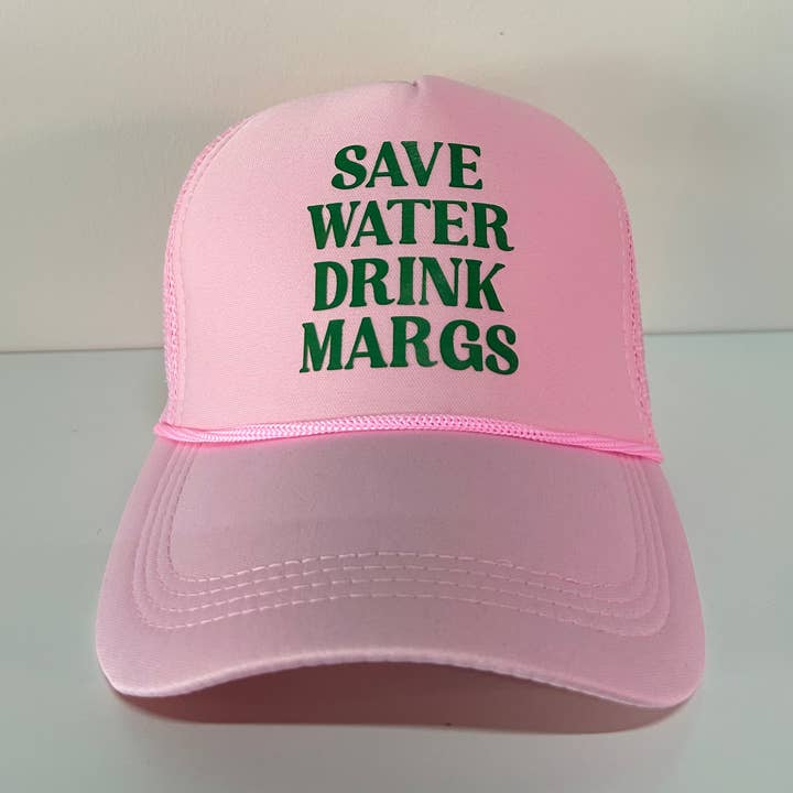 Save Water Drink Margs Trucker Hat for wholesale by 251 Coastal Art Co