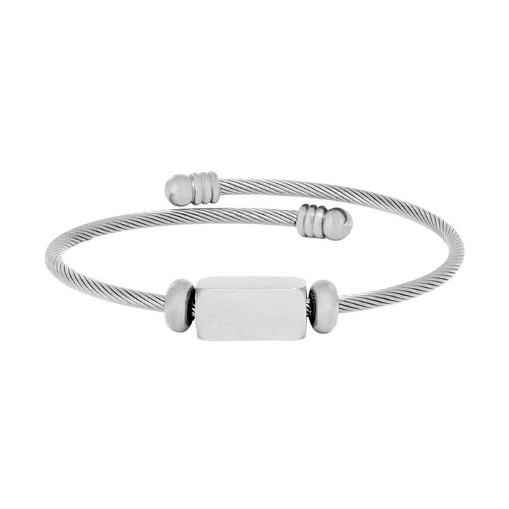 Bailey Expandable Cuff Custom Bracelet for wholesale by Butler Hill