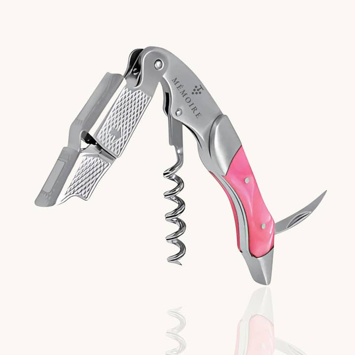 Couteau Sommelier Résine - Rose & Inox pour la vente par Mémoire