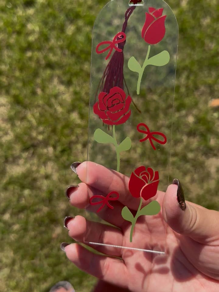 Rose Whimsy Bookmark – Floral & Romantic Gift for wholesale by Vonrose