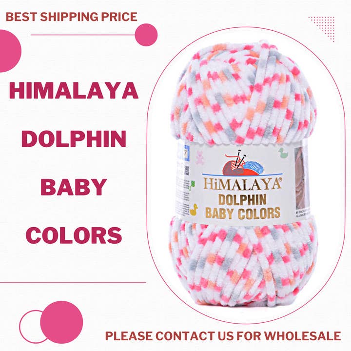 Craftsyarn - Wholesale Yarn - Himalaya Dolphin Baby Colors | Velvet Yarn | Plush Yarn