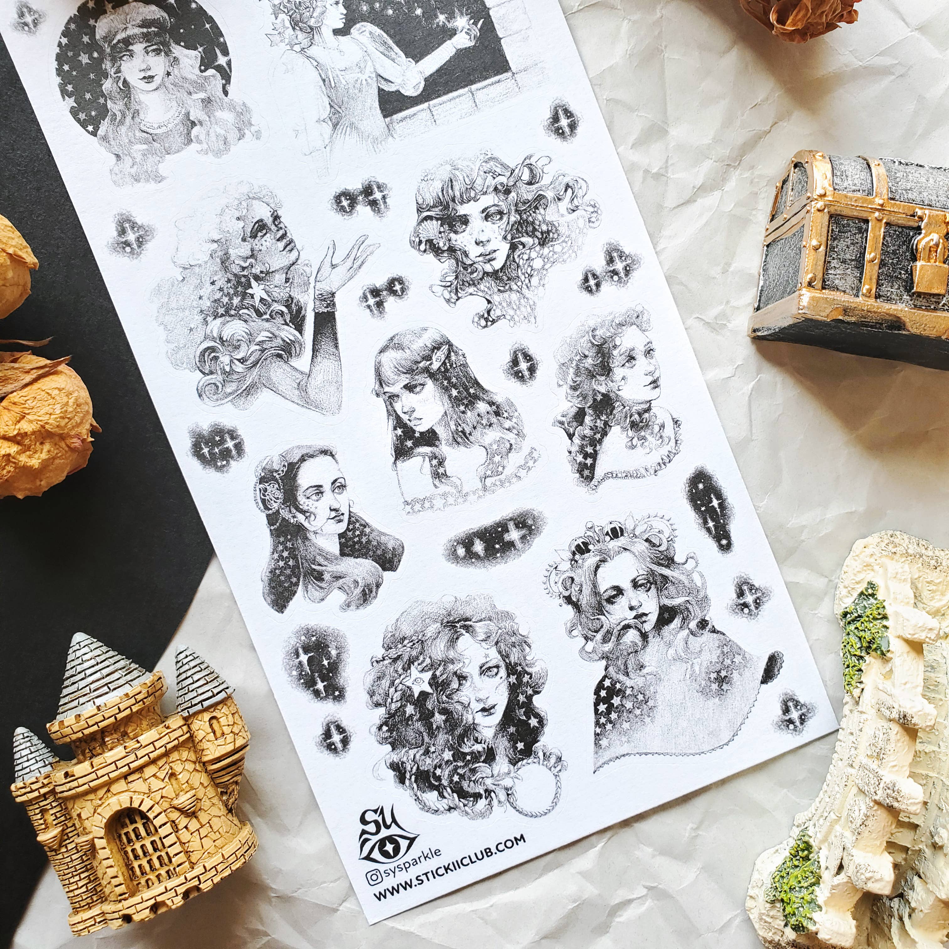 STICKII - Wholesale Sticker - Starlit Dreamers Sticker Sheet2