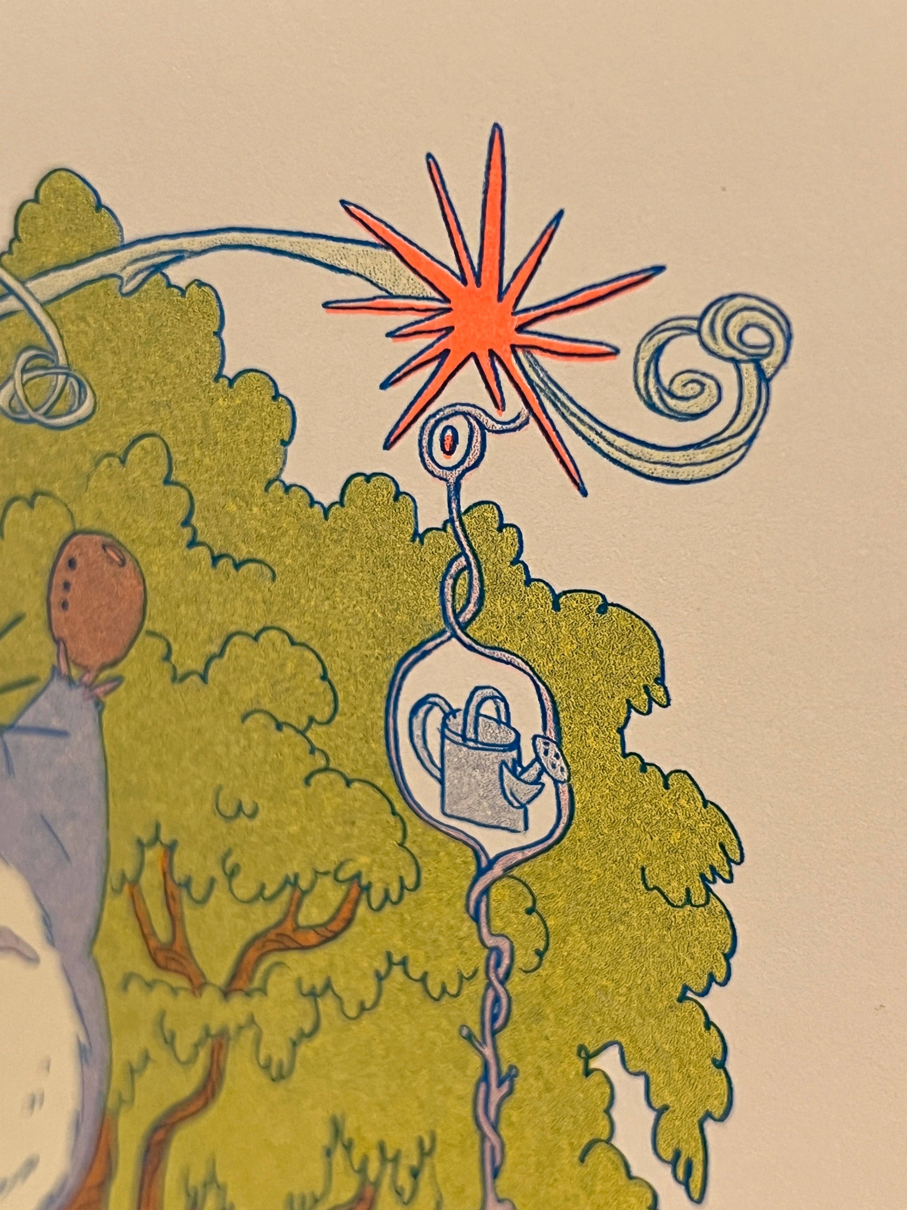 Natalie Andrewson - Wholesale Kunstprint - Totoro kleine Riso-print10