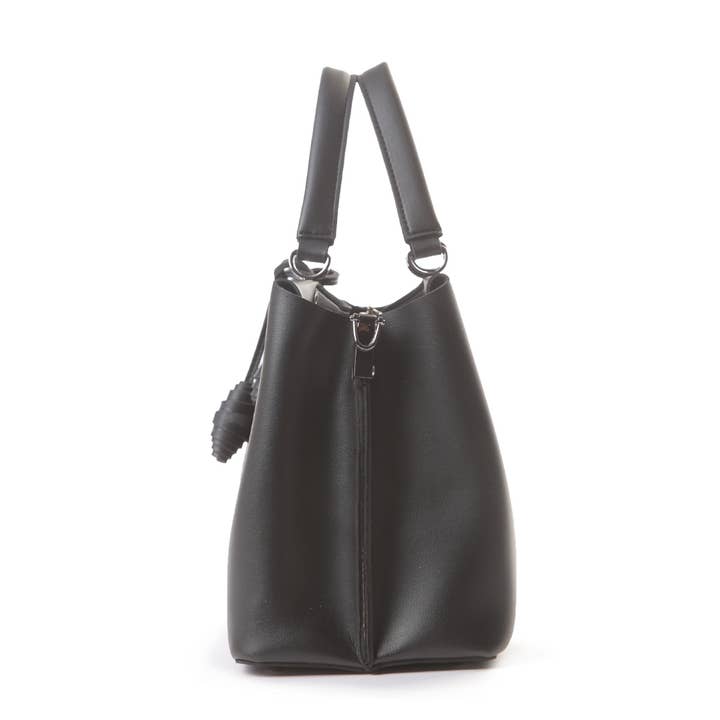 Ascopera - Wholesale Top Handle Bag - Women's - Fundami, Ebony Black2