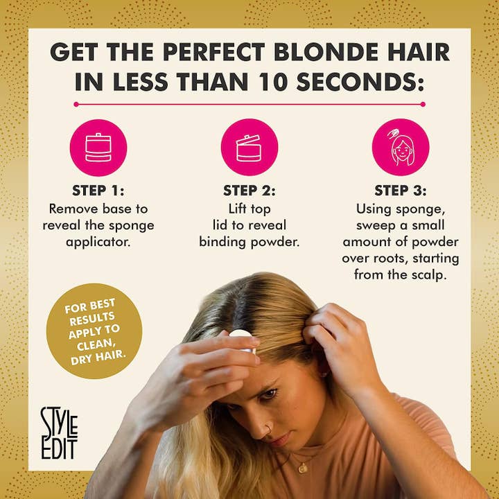 Style Edit - Vente Coloration pour cheveux - Duo de Voyage Blonde : Poudre de Retouche et Anticernes Format Voyage4