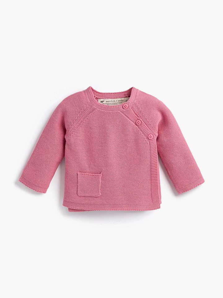 Monica + Andy - Wholesale Top & Pant Set - Baby - Baby Little Darling Knit Top + Bottom_Mauve Pink1