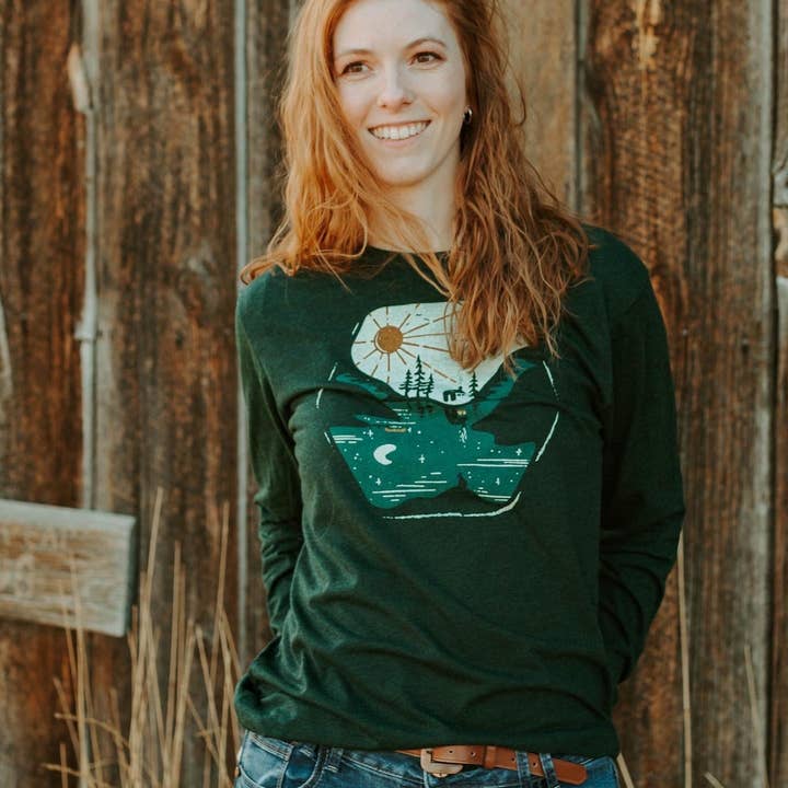 Menottees - Wholesale Screen Printed T-Shirt - Unisex - Reflection | Longsleeve Tee6