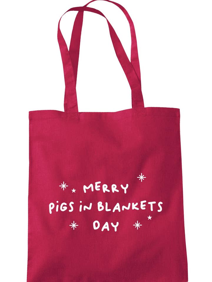 Glædelig Svin I Tæpper Day mulepose K2710 for engroshandel hos Illustrated Identity