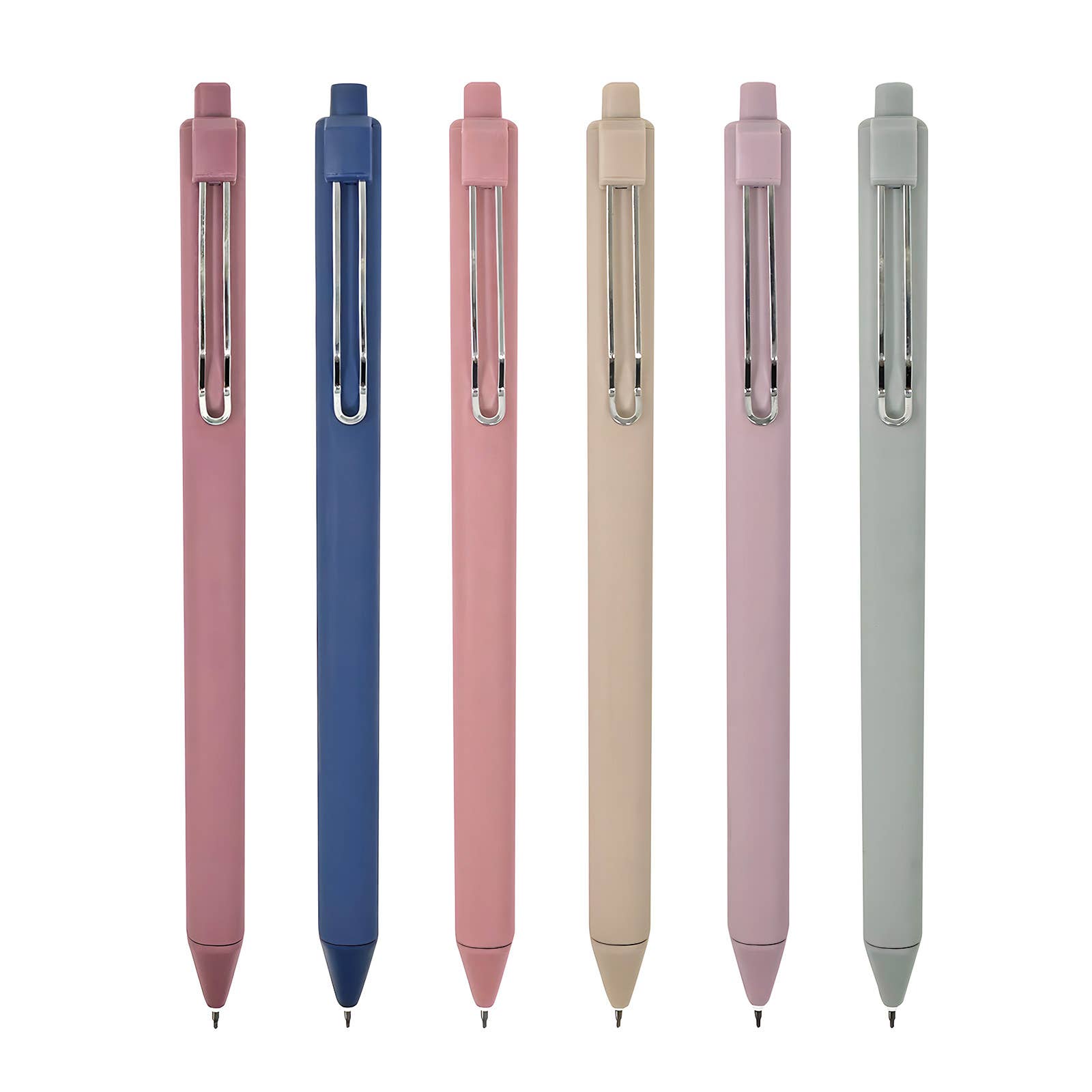 Wrapables.com - Wholesale Pen - Wrapables Retractable Black Ink Gel Pens, 0.5mm (Set of 6)18