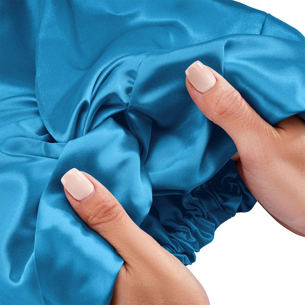 Blissy - Wholesale Sleep Cap / Bonnet - Women's - Blissy Bonnet - Aqua3