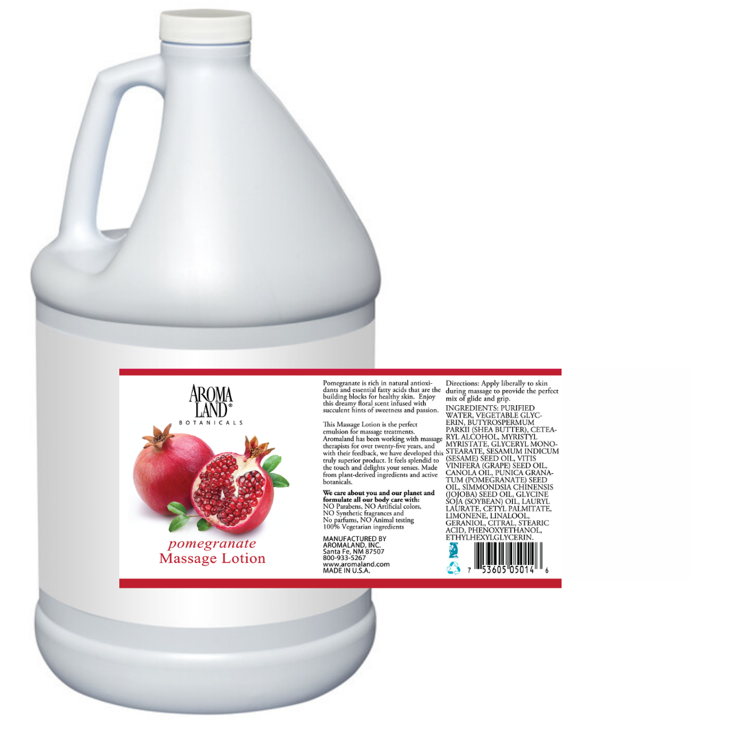 AROMALAND INC. - Wholesale Hand & Body Lotion - Massage Lotion Pomegranate 1 Gallon0