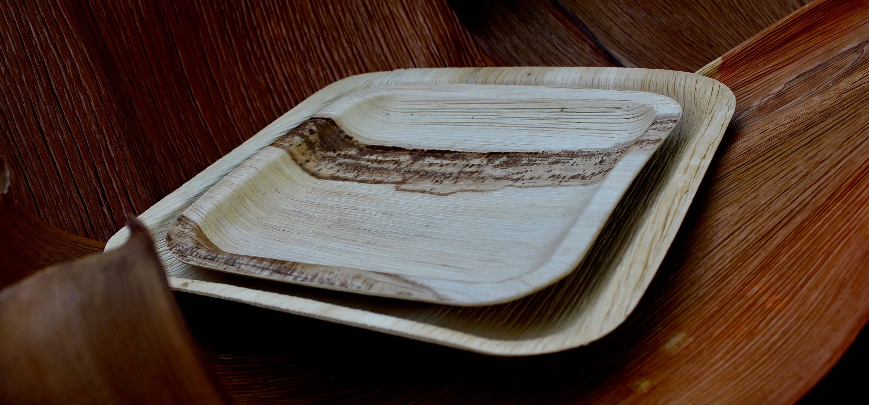 Eco Elegant Table Ware - Wholesale Disposable Plate - Bamboo plate 50 pic 10" Square - 150 Pic Cutlery disposable6