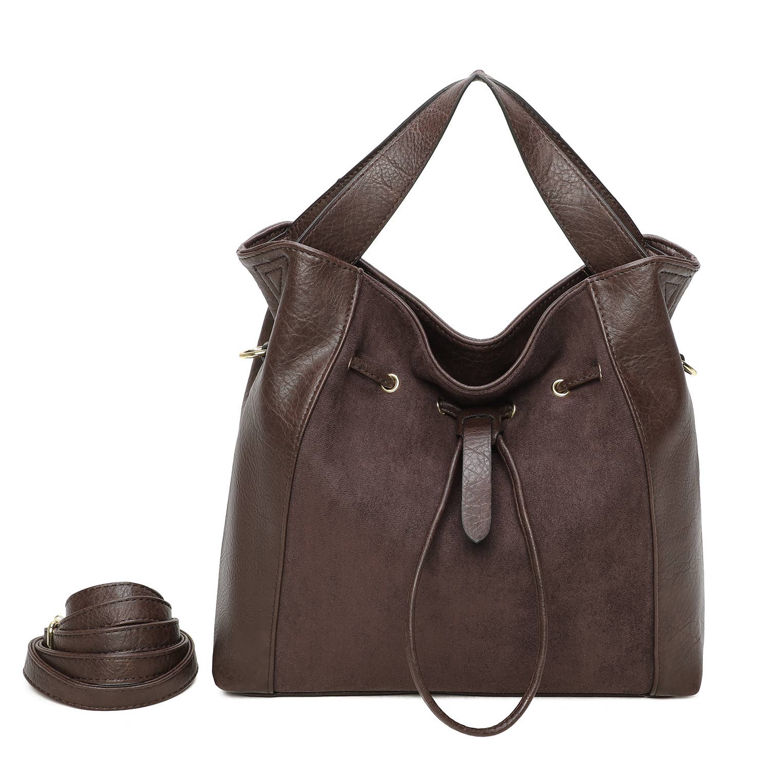 INES DELAURE - Vente Sac porté épaule – femme - Besace bimatière zippée4